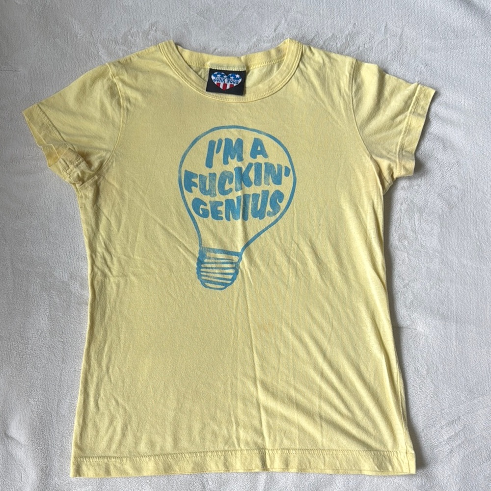 Yellow Graphic Tee